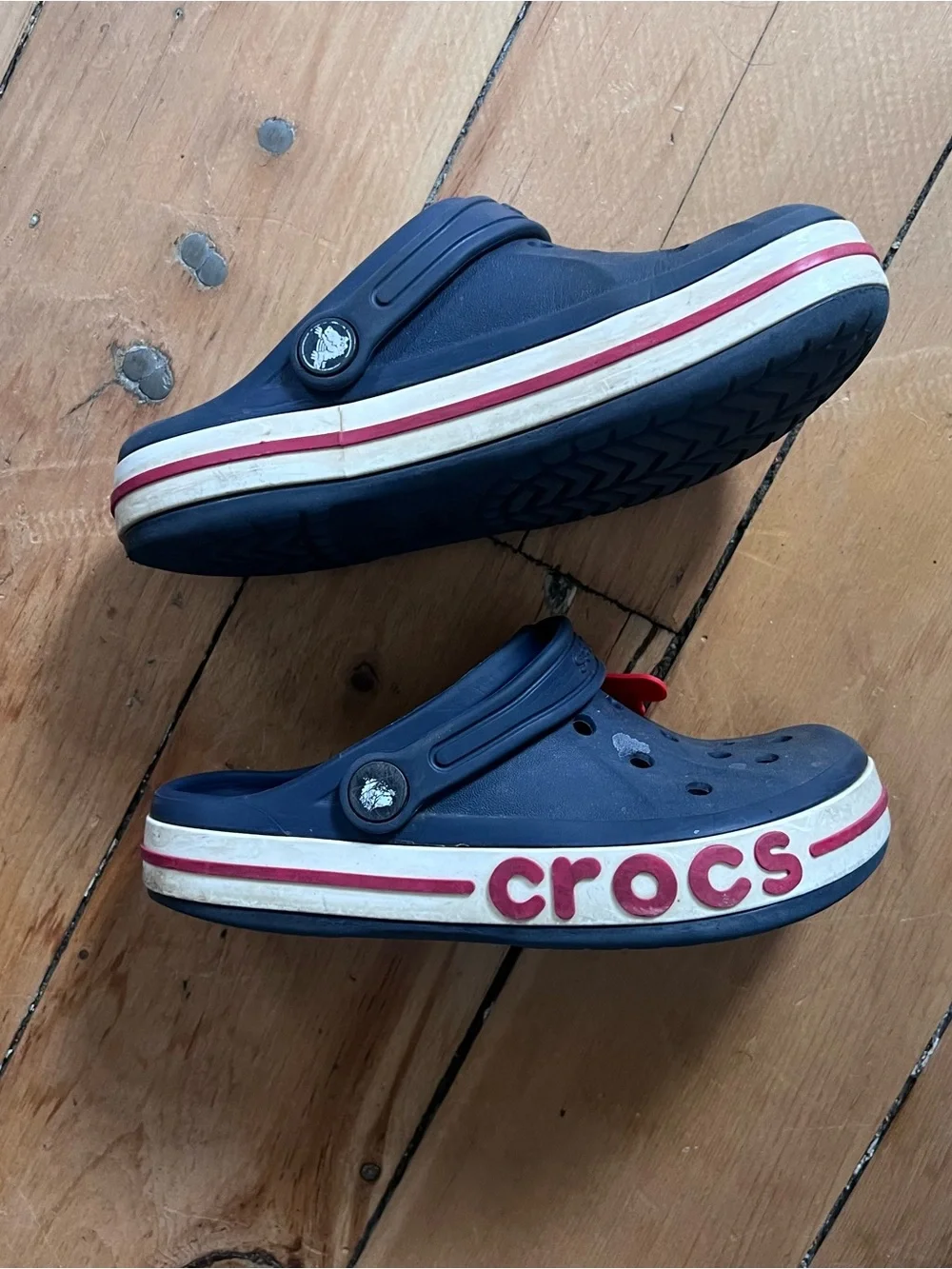 Crocs navy blue